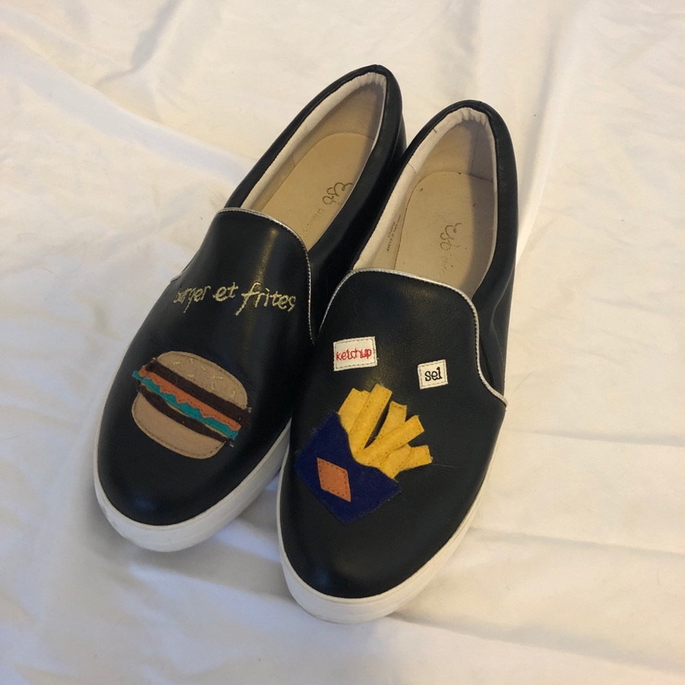 CHOCOLATE SHUBAR black slipons